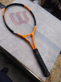 Wilson Titanium 3 Soft Shock Tennis Racket Orange Black L 4 4 1/2