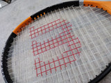 Wilson Titanium 3 Soft Shock Tennis Racket Orange Black L 4 4 1/2
