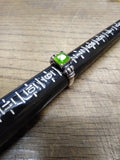 Vtg 925 Sterling Silver Green Peridot Size 8 Ring Very Nice!