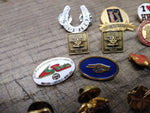 Vtg 20 Pc Hat Lapel Pin Jewelry Lot Wyoming Masonic PGA Tour College USA Flag!