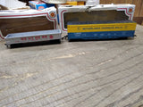 Vtg 2 Pc HO Bachmann Train Car Lot Southern Gondola Netherlands Box Car w/Boxes
