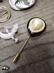 Vtg 7 Pc Brooch Pin Jewelry w/Rhinestones Lot Crown Trifari Pastelli Roman Monet