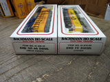 Vtg 2 Pc HO Bachmann Diesel Locomotive Lot Chessie Union Pacific Parts Repair