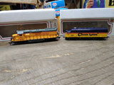 Vtg 2 Pc HO Bachmann Diesel Locomotive Lot Chessie Union Pacific Parts Repair