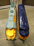 Vtg 2 Pc HO Bachmann Diesel Locomotive Lot Chessie Union Pacific Parts Repair