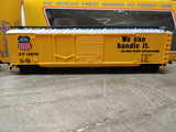 Vtg 2 Pc HO Mehano Box Car Lot Great Northern Union Pacific w/Boxes