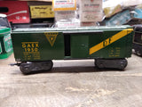 Vtg 3 Pc Marx O Gauge Lithograph Box Car Tender Caboose Repair Lot