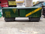 Vtg 3 Pc Marx O Gauge Lithograph Box Car Tender Caboose Repair Lot