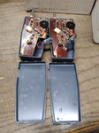 Vtg 2 Piece Claricon #15 110 3 Transistor Walkie Talkie Set w/Box Powers On!