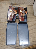 Vtg 2 Piece Claricon #15 110 3 Transistor Walkie Talkie Set w/Box Powers On!