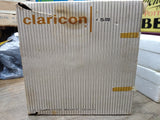 Vtg 2 Piece Claricon #15 110 3 Transistor Walkie Talkie Set w/Box Powers On!