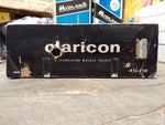 Vtg 2 Piece Claricon #15 110 3 Transistor Walkie Talkie Set w/Box Powers On!