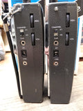 Vtg 2pc Lot MIDLAND 1 Watt 2 Channel 13 700 Transceiver Walkie Talkie Box Works!