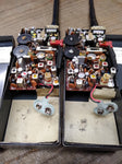 Vtg 2pc Lot MIDLAND 1 Watt 2 Channel 13 700 Transceiver Walkie Talkie Box Works!