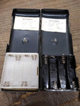 Vtg 2pc Lot MIDLAND 1 Watt 2 Channel 13 700 Transceiver Walkie Talkie Box Works!
