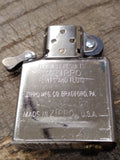 Vtg Unfired 2008 Zippo American Flag Cigarette Lighter w/Box Great Shape USA!