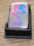 Vtg 1999 Zippo ICP Clown Face Cigarette Lighter Polished Chrome Bradford Pa USA!