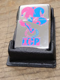 Vtg 1999 Zippo ICP Clown Face Cigarette Lighter Polished Chrome Bradford Pa USA!