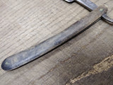Vtg Oak Razor Works Sheffield England Straight Razor Good Scales and Blade!