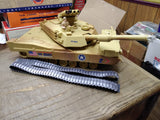 Vtg 1993 Toy State Industrial Remote Control U.S. Attack Military Tank Powers Up