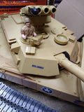 Vtg 1993 Toy State Industrial Remote Control U.S. Attack Military Tank Powers Up