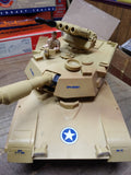 Vtg 1993 Toy State Industrial Remote Control U.S. Attack Military Tank Powers Up