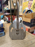 Vtg Drink Pepsi Cola Double Dot 6 Pack Soda Bottle Metal Carrier Caddy Very Nice