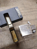 Vtg Unfired 1996 Zippo Cigarette Lighter Black Abstract Squares How Many Camels?