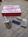 Vtg Gillette Super Speed Safety Razor TTO DE w/Original Box Blades Made in USA!