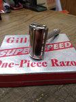 Vtg Gillette Super Speed Safety Razor TTO DE w/Original Box Blades Made in USA!