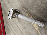 Vtg Gillette Super Speed Safety Razor TTO DE w/Original Box Blades Made in USA!