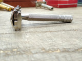 Vtg Gillette Super Speed Safety Razor TTO Double Edge Made in USA Good Shape!