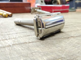 Vtg Gillette Super Speed Safety Razor TTO Double Edge Made in USA Good Shape!