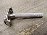 Vtg Gillette Super Speed Safety Razor TTO Double Edge Made in USA Good Shape!