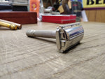 Vtg Gillette Super Speed Safety Razor TTO Double Edge 1953 Y-3 USA Good Shape!
