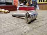 Vtg Gillette Super Speed Safety Razor TTO Double Edge 1953 Y-3 USA Good Shape!
