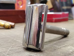 Vtg Gillette Super Speed Safety Razor TTO Double Edge 1953 Y-3 USA Good Shape!