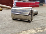 Vtg Gillette Super Speed Safety Razor TTO Double Edge 1953 Y-3 USA Good Shape!