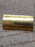 Vtg 1920 Gillette 3 Pc Gold Tech Ball End DE Safety Razor w/Original Blade USA!
