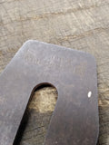 Vtg Worthington No 400 W 9 in Red Wood Working Carpenters Hand Plane Flat Bottom