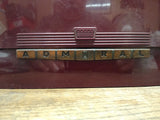 Vtg Admiral 5F11-N Am Portable Tube Radio Bakelite Cabinet AC DC Battery P&R Lot