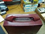 Vtg Admiral 5F11-N Am Portable Tube Radio Bakelite Cabinet AC DC Battery P&R Lot