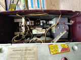 Vtg Admiral 5F11-N Am Portable Tube Radio Bakelite Cabinet AC DC Battery P&R Lot