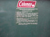 Vtg Coleman Model 425F 2 Burner Gas Fuel Green Portable Camping Stove 1984 USA!