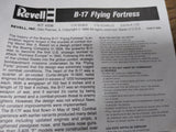 Vtg Revell 1/72 Scale B-17F Flying Fortress #4338 Plastic Model Kit Original Box