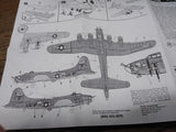 Vtg Revell 1/72 Scale B-17F Flying Fortress #4338 Plastic Model Kit Original Box