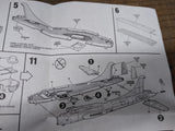 Vtg Revell 1/72 Scale B-17F Flying Fortress #4338 Plastic Model Kit Original Box