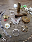 Vtg 26pc Rhinestone Jewelry & Vanity Lot Lisner Giusti Germany Coty 14k,12k GF!