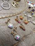 Vtg 26pc Rhinestone Jewelry & Vanity Lot Lisner Giusti Germany Coty 14k,12k GF!