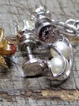 Vtg 26pc Rhinestone Jewelry & Vanity Lot Lisner Giusti Germany Coty 14k,12k GF!